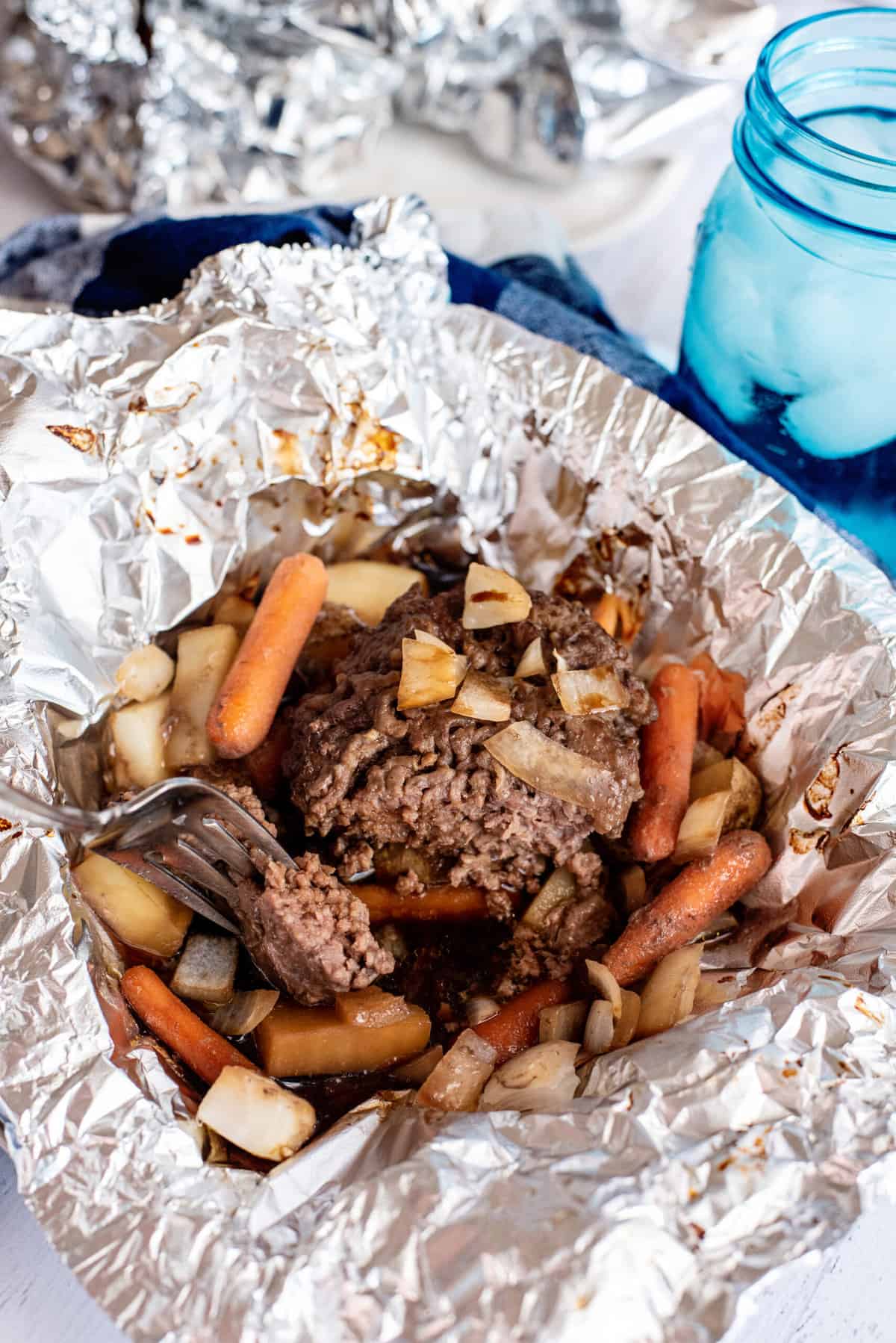 Foil dinners on sale in the oven