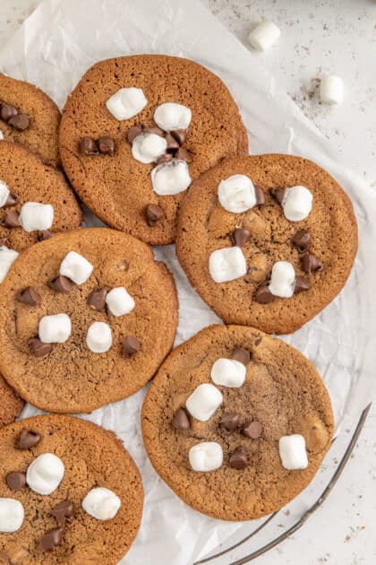 Hot chocolate cookies