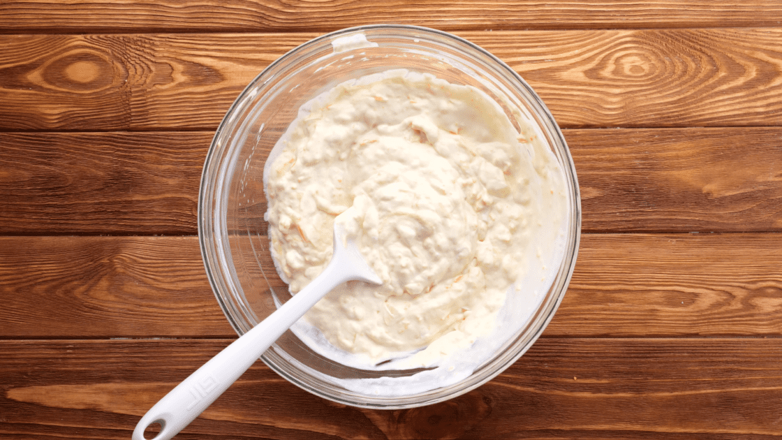 Stir ingredients together.