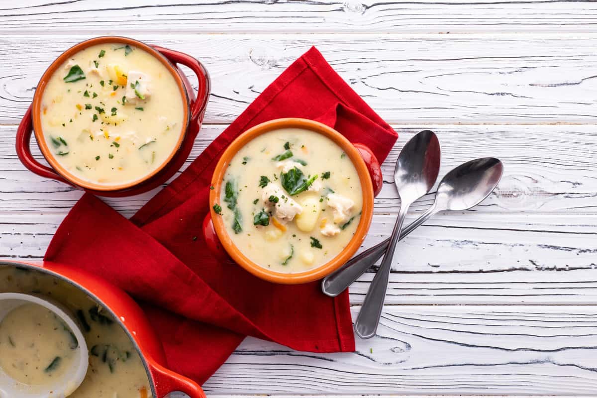 Olive Garden chicken gnocchi soup.