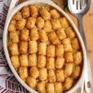 Chicken tater tot casserole