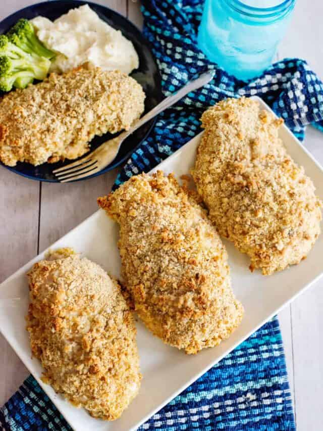 Stuffing-Coated Chicken