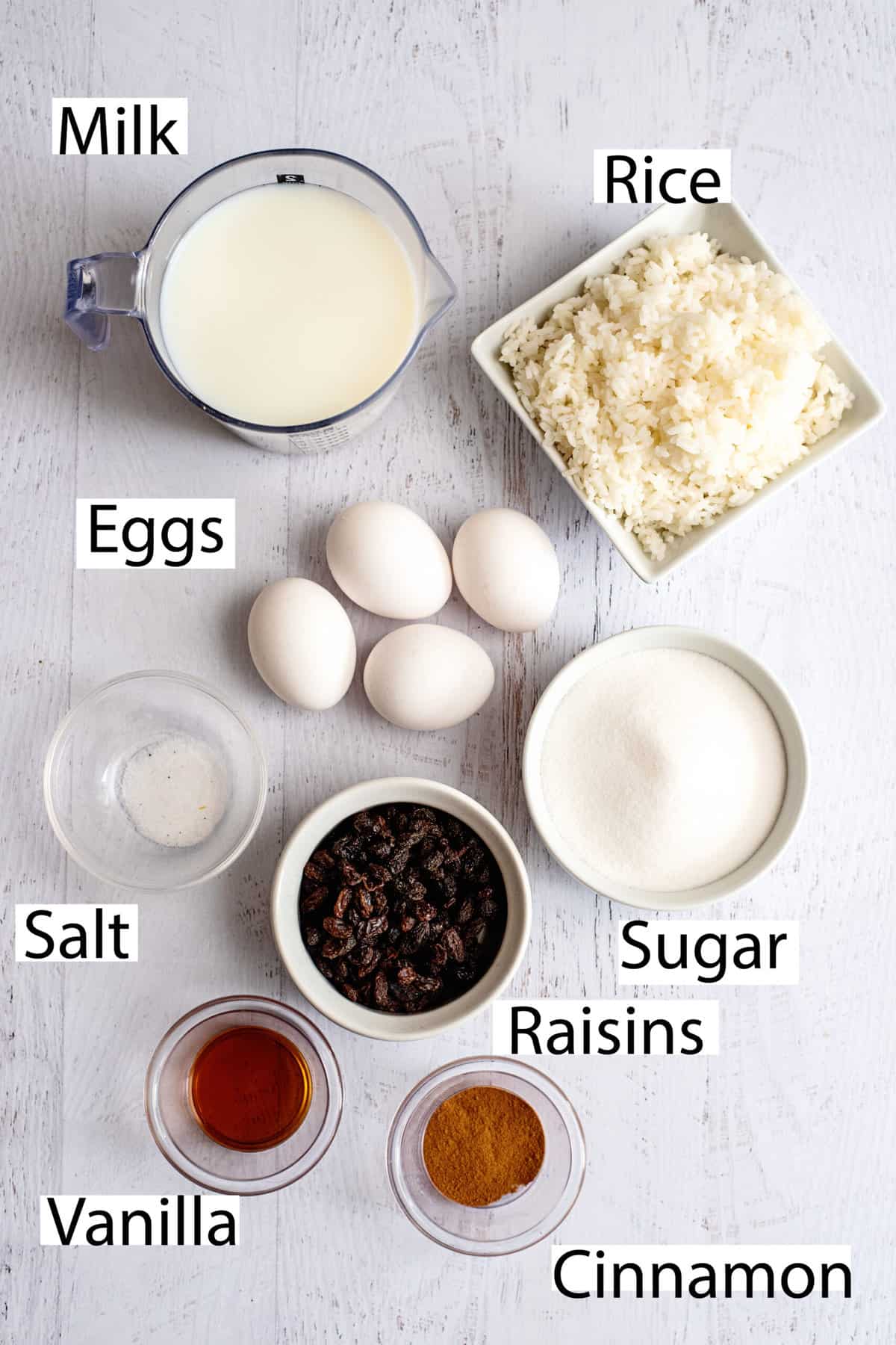 southern baked rice pudding ingredients