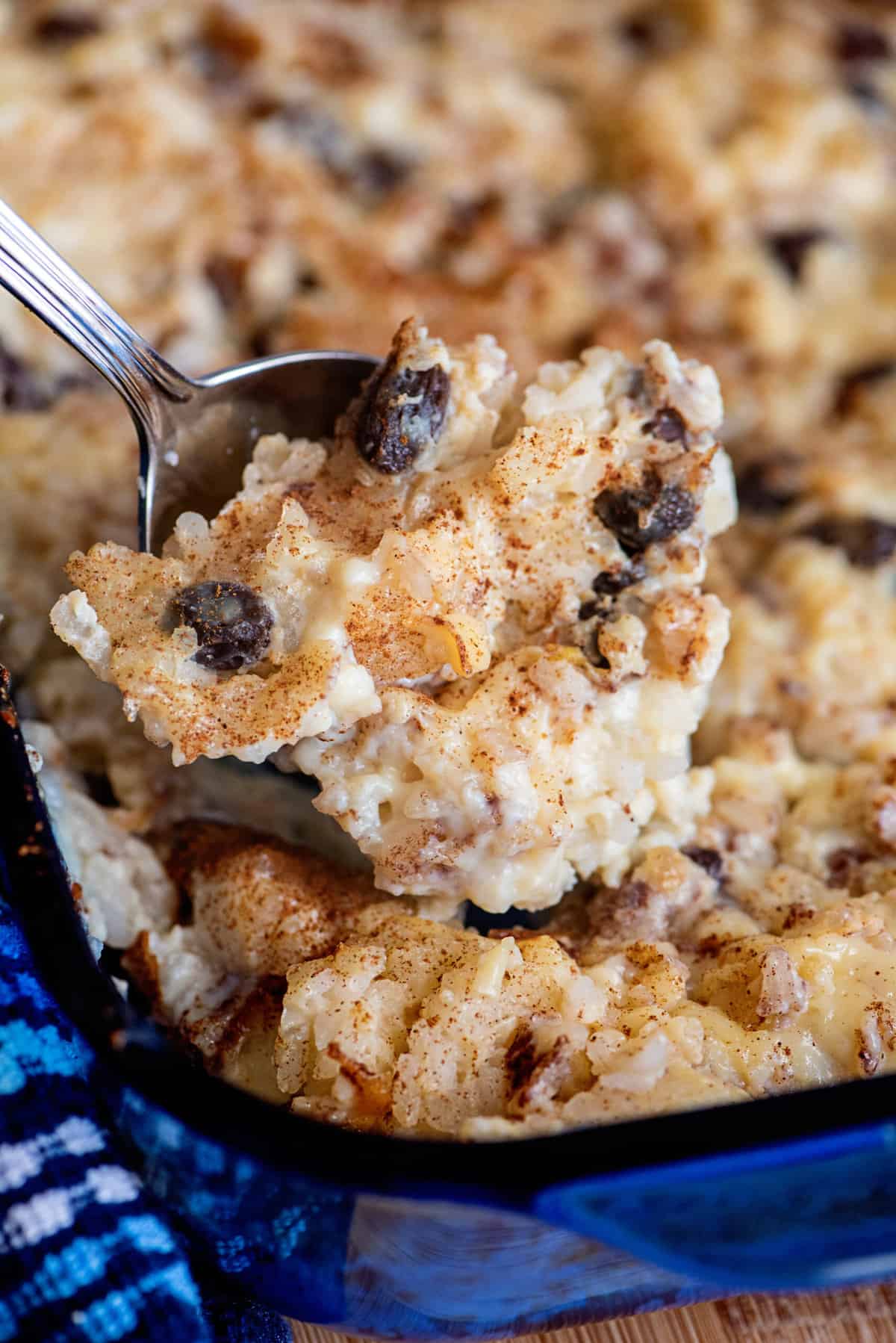 southern baked rice pudding