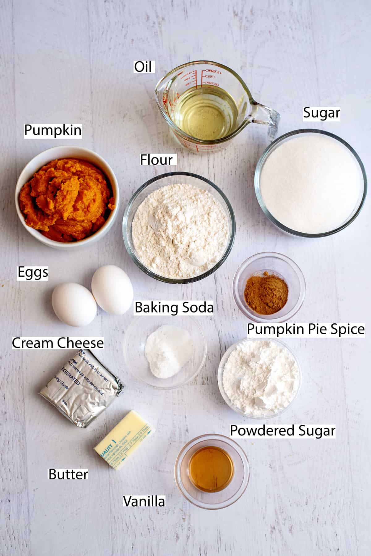 pumpkin bread ingredients