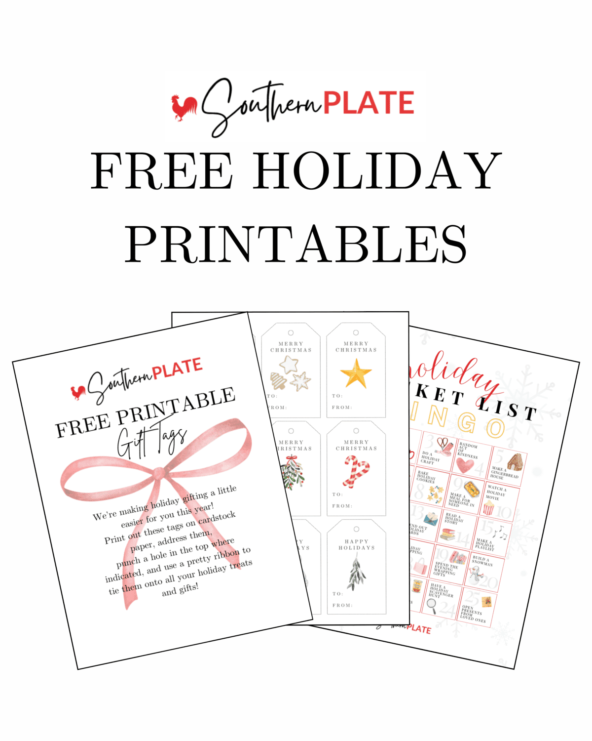 free holiday printables