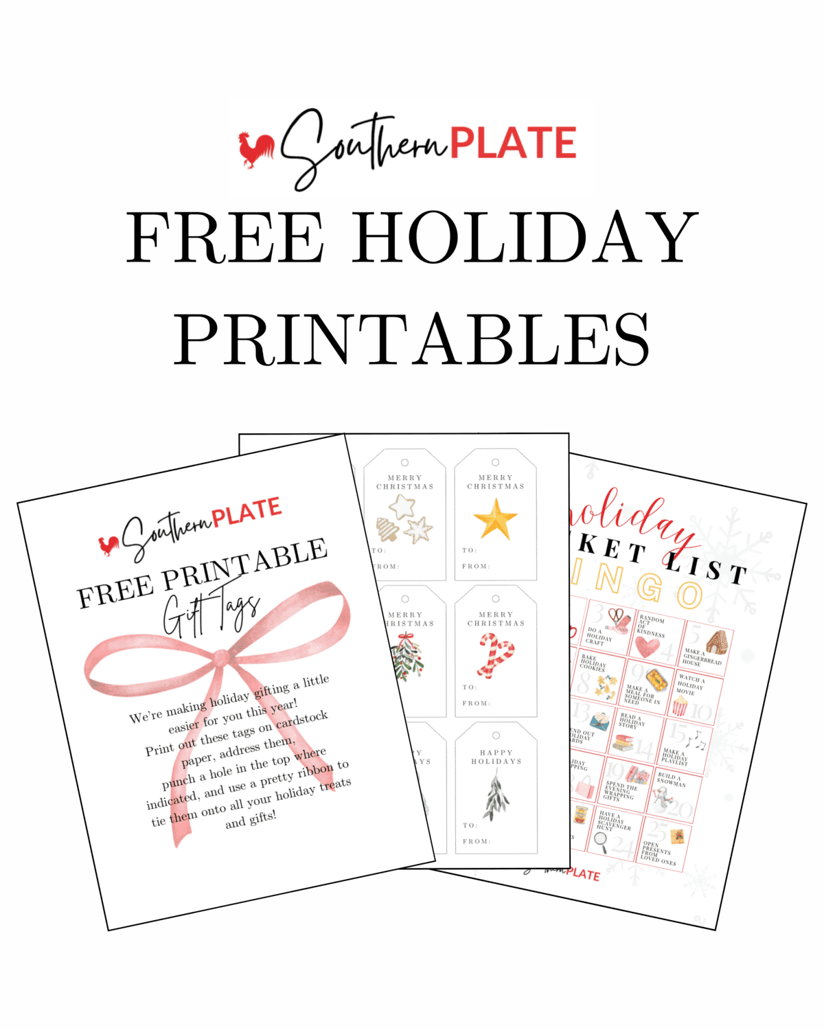 FREE Holiday Printables 2023