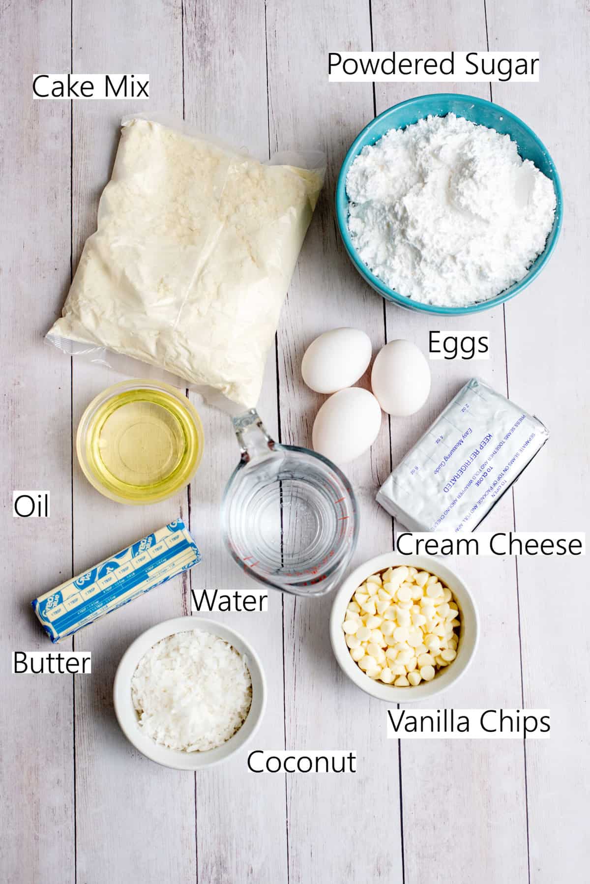 ingredients for lemon earthquake cake