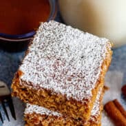 simple gingerbread snack cake