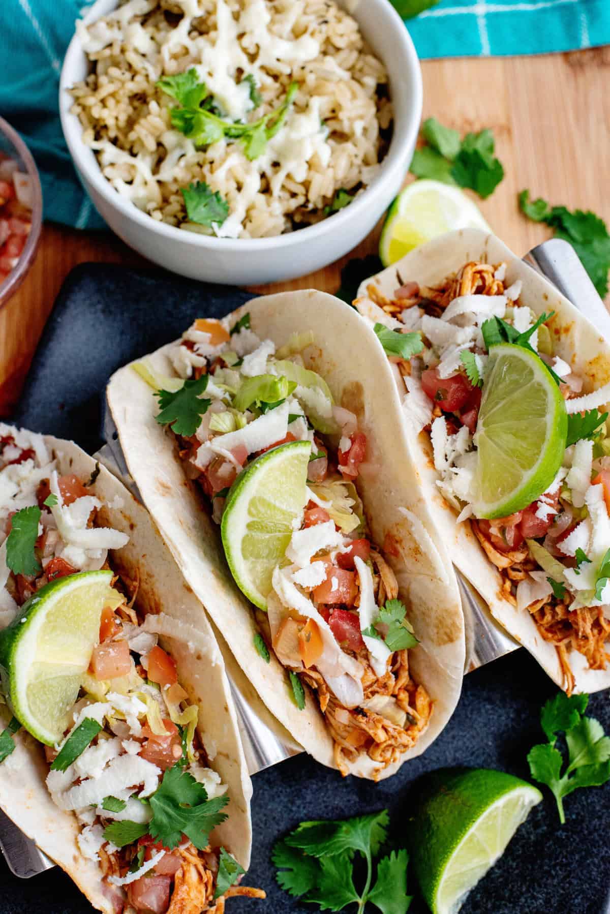 Cilantro lime tacos make one of the best memorial day recipes!