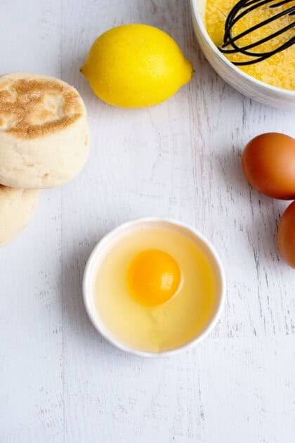 A single egg in a small bowl