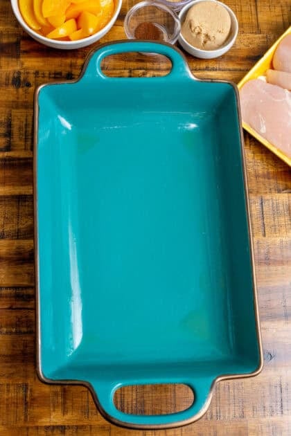 Clean, empty baking dish 