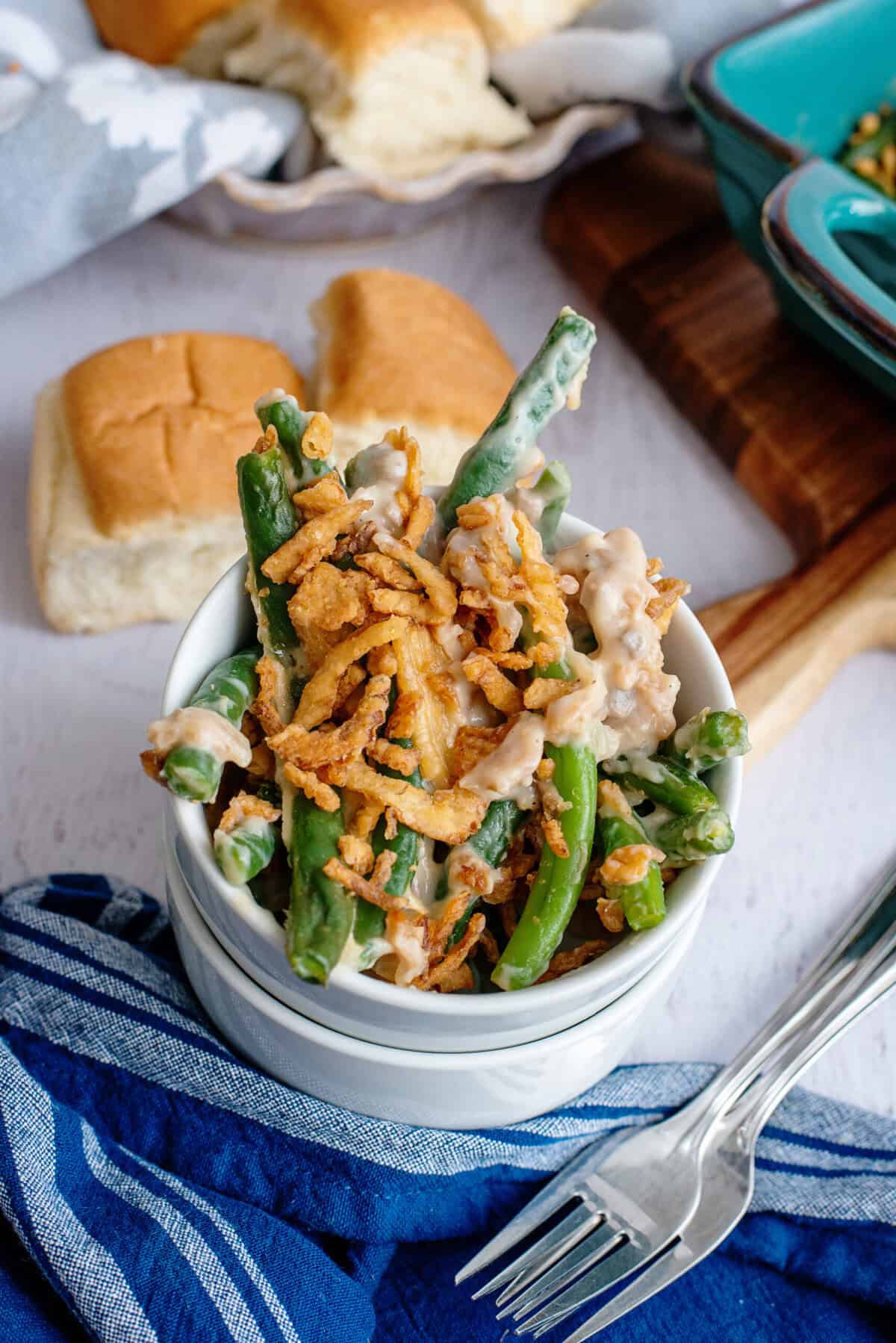 Fresh & Creamy Green Bean Casserole