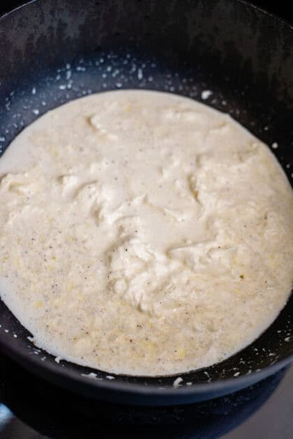 Creamed beans and taters sauce