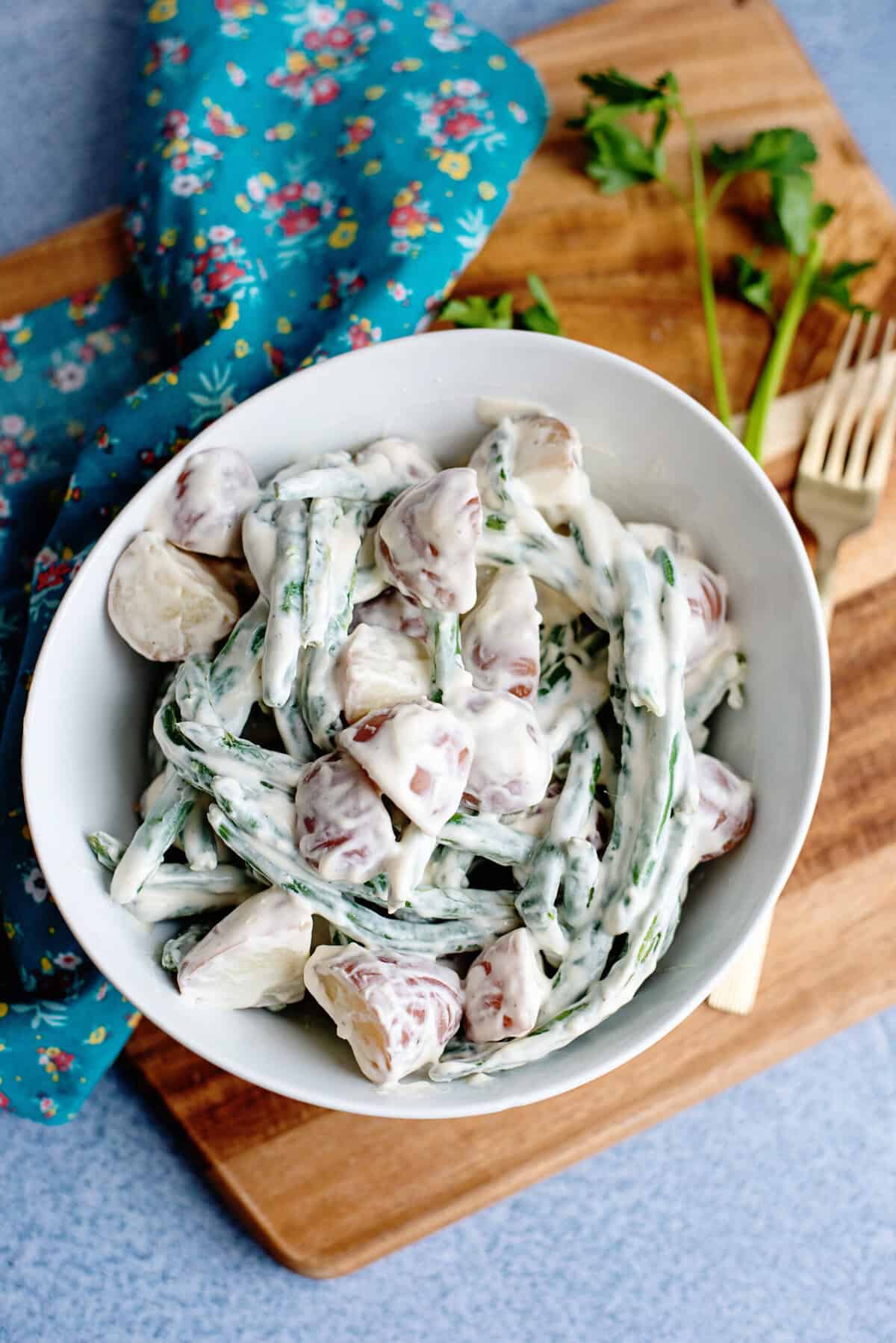 Easy, Classic Creamed Beans and Taters