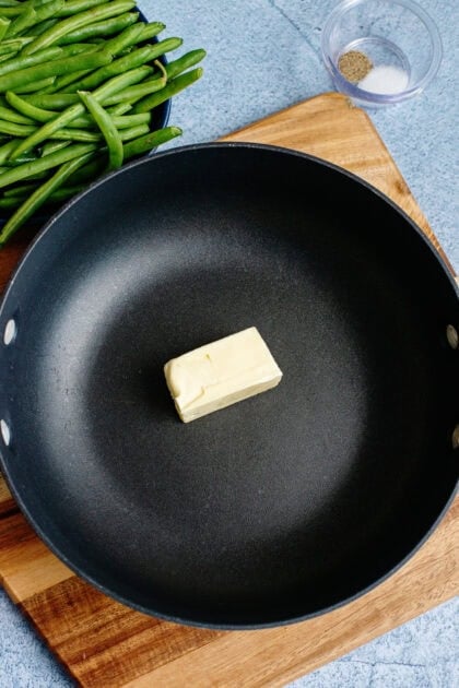 Butter in a pan