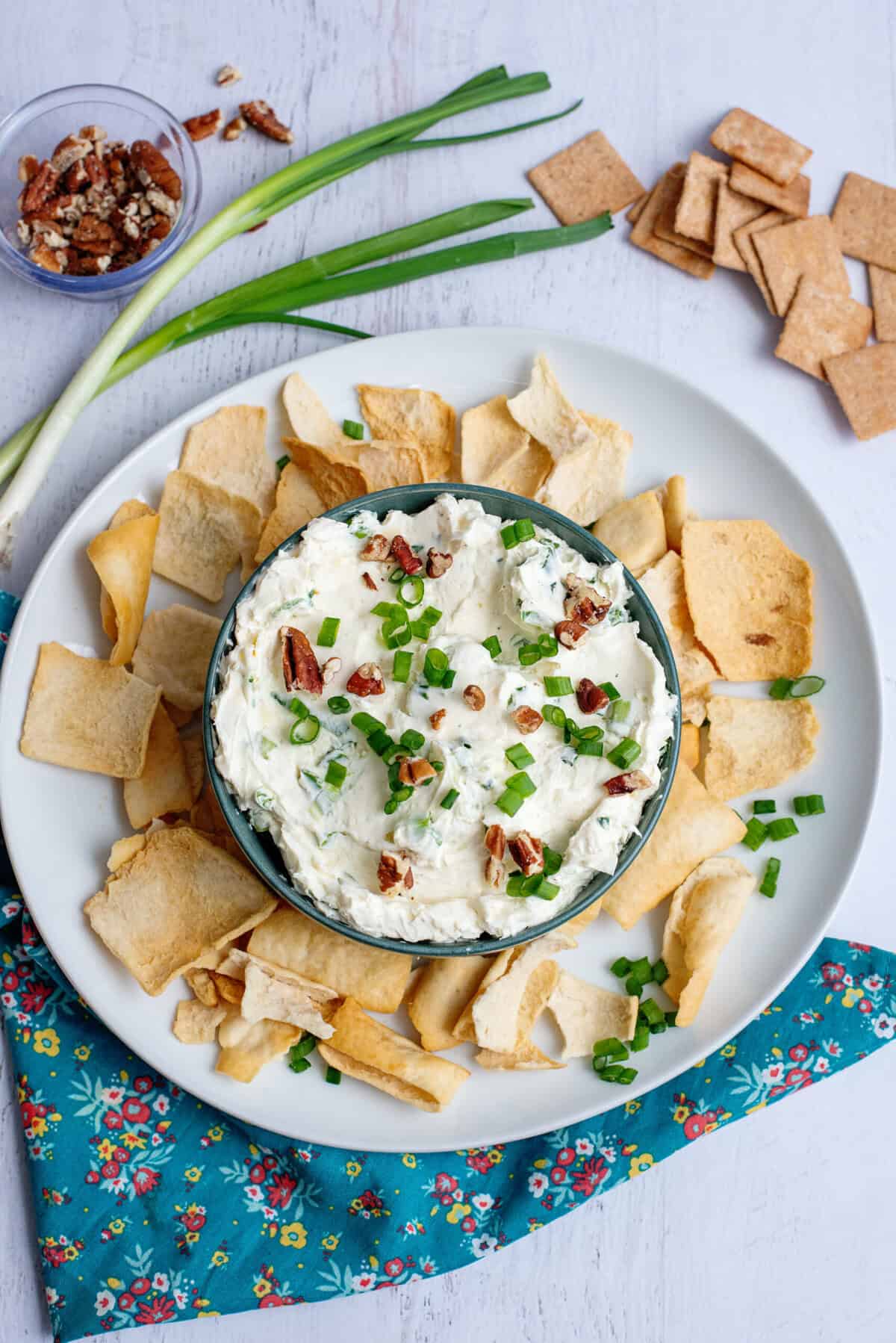 Creamy, Flavorful Green Onion Cheese Ball