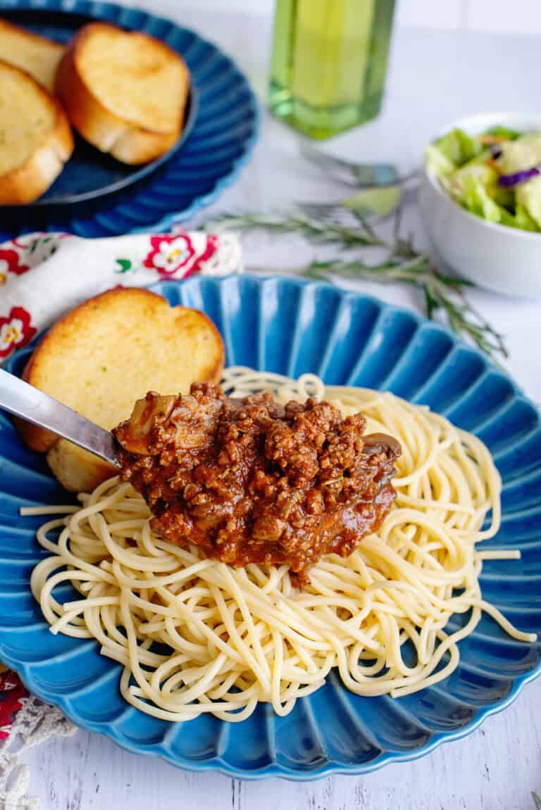 Old Fashioned Crock Pot Spaghetti - Southern Plate