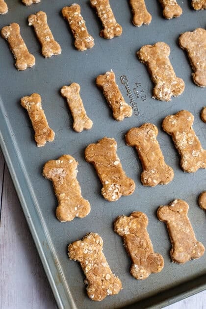 Baked doggie biscuits