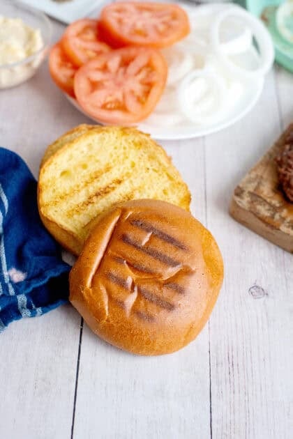 Toasted buns